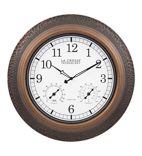 outdoor wall clock with thermometer pdf manual